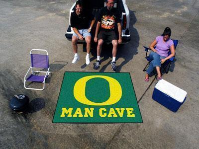 Grill Mat NCAA Oregon Man Cave Tailgater Rug 5'x6'