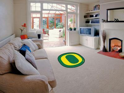 Logo Mats NCAA Oregon Mascot Custom Shape Mat