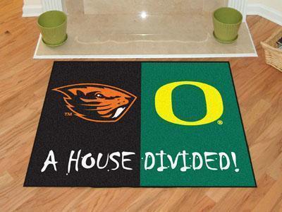 Large Area Rugs Cheap NCAA Oregon  State House Divided Rug 33.75"x42.5"