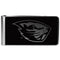 NCAA - Oregon St. Beavers Black and Steel Money Clip-Wallets & Checkbook Covers,College Wallets,Oregon St. Beavers Wallets-JadeMoghul Inc.