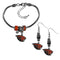 NCAA - Oregon St. Beavers Euro Bead Earrings and Bracelet Set-Jewelry & Accessories,College Jewelry,Oregon St. Beavers Jewelry-JadeMoghul Inc.