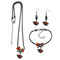 NCAA - Oregon St. Beavers Euro Bead Jewelry 3 piece Set-Jewelry & Accessories,College Jewelry,Oregon St. Beavers Jewelry-JadeMoghul Inc.