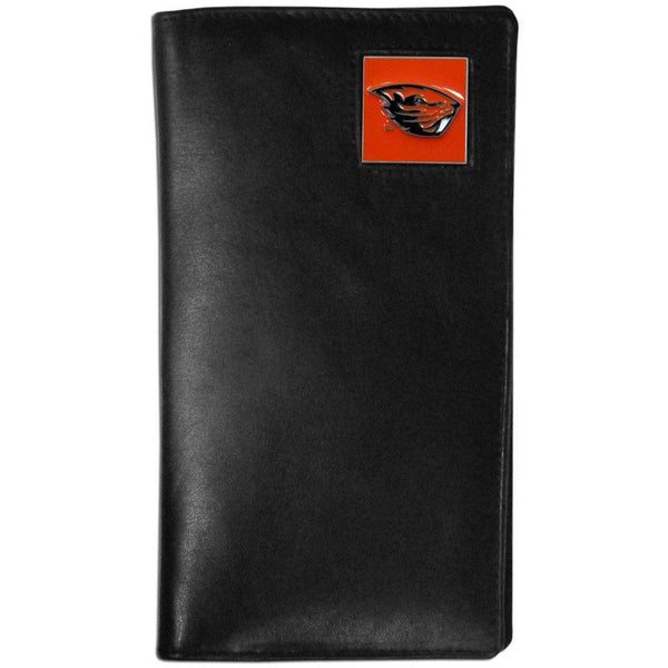 NCAA - Oregon St. Beavers Leather Tall Wallet-Wallets & Checkbook Covers,Tall Wallets,College Tall Wallets-JadeMoghul Inc.