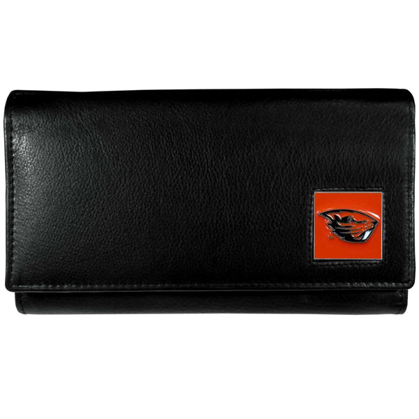 NCAA - Oregon St. Beavers Leather Women's Wallet-Wallets & Checkbook Covers,Women's Wallets,College Women's Wallets-JadeMoghul Inc.