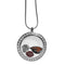 NCAA - Oregon St. Beavers Locket Necklace-Jewelry & Accessories,Necklaces,Locket Necklaces,College Locket Necklaces-JadeMoghul Inc.