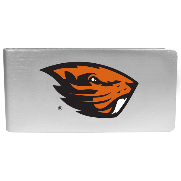 NCAA - Oregon St. Beavers Logo Money Clip-Wallets & Checkbook Covers,College Wallets,Oregon St. Beavers Wallets-JadeMoghul Inc.