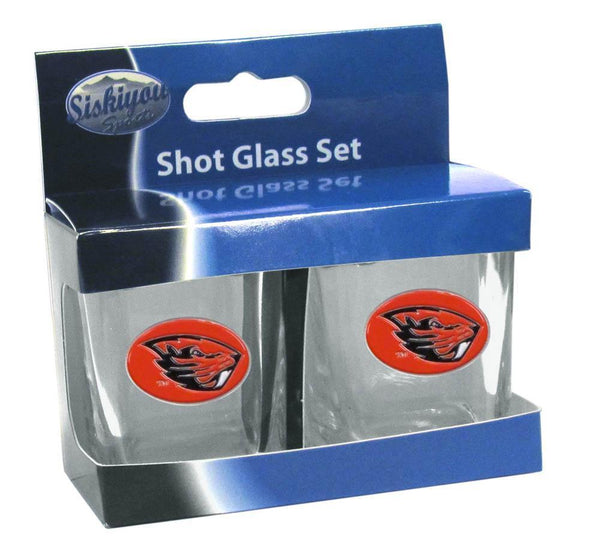NCAA - Oregon St. Beavers Shot Glass Set-Beverage Ware,Shot Glasses,Shot Glass Sets,College Shot Glass Sets-JadeMoghul Inc.