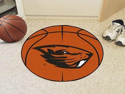 Round Area Rugs NCAA Oregon State Basketball Mat 27" diameter