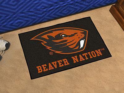 Living Room Rugs NCAA Oregon State "Beaver Nation" Starter Rug 19"x30"