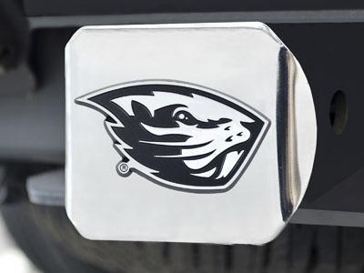 Trailer Hitch Covers NCAA Oregon State University Chrome Hitch Cover 4 1/2"x3 3/8"