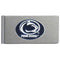 NCAA - Penn St. Nittany Lions Brushed Metal Money Clip-Wallets & Checkbook Covers,Money Clips,Brushed Money Clips,College Brushed Money Clips-JadeMoghul Inc.
