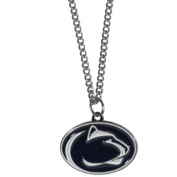 NCAA - Penn St. Nittany Lions Chain Necklace with Small Charm-Jewelry & Accessories,Necklaces,Chain Necklaces,College Chain Necklaces-JadeMoghul Inc.