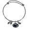 NCAA - Penn St. Nittany Lions Charm Bangle Bracelet-Jewelry & Accessories,Bracelets,Charm Bangle Bracelets,College Charm Bangle Bracelets-JadeMoghul Inc.