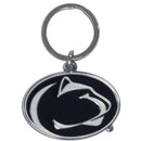 NCAA - Penn St. Nittany Lions Enameled Key Chain-Key Chains,Chrome and Enameled Key Chains,College Chrome and Enameled Key Chains-JadeMoghul Inc.