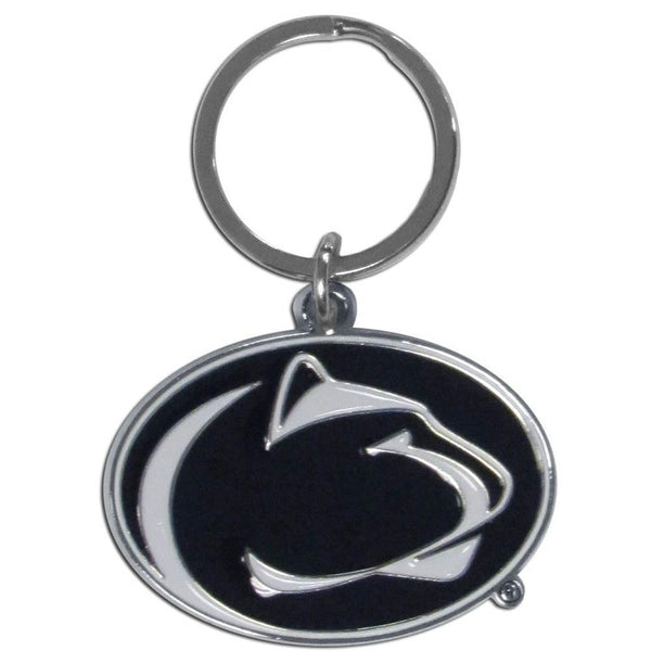 NCAA - Penn St. Nittany Lions Enameled Key Chain-Key Chains,Chrome and Enameled Key Chains,College Chrome and Enameled Key Chains-JadeMoghul Inc.