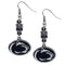 NCAA - Penn St. Nittany Lions Euro Bead Earrings-Jewelry & Accessories,Earrings,Euro Bead Earrings,College Euro Bead Earrings-JadeMoghul Inc.