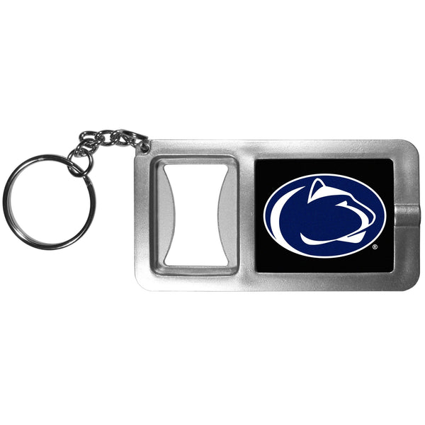 NCAA - Penn St. Nittany Lions Flashlight Key Chain with Bottle Opener-Key Chains,Flashlight Key Chain With Bottle Opener,College Flashlight Key Chain With Bottle Opener-JadeMoghul Inc.