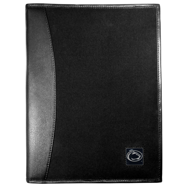 NCAA - Penn St. Nittany Lions Leather and Canvas Padfolio-Other Cool Stuff,Portfolios,College Embossed Logo-JadeMoghul Inc.