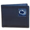 NCAA - Penn St. Nittany Lions Leather Bi-fold Wallet Packaged in Gift Box-Wallets & Checkbook Covers,Bi-fold Wallets,Gift Box Packaging,College Bi-fold Wallets-JadeMoghul Inc.