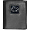NCAA - Penn St. Nittany Lions Leather Tri-fold Wallet-Wallets & Checkbook Covers,Tri-fold Wallets,Tri-fold Wallets,College Tri-fold Wallets-JadeMoghul Inc.