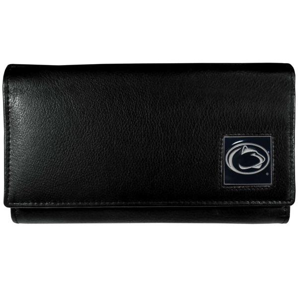 NCAA - Penn St. Nittany Lions Leather Women's Wallet-Wallets & Checkbook Covers,Women's Wallets,College Women's Wallets-JadeMoghul Inc.