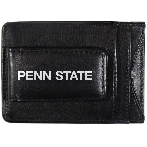 NCAA - Penn St. Nittany Lions Logo Leather Cash and Cardholder-Wallets & Checkbook Covers,College Wallets,Penn St. Nittany Lions Wallets-JadeMoghul Inc.