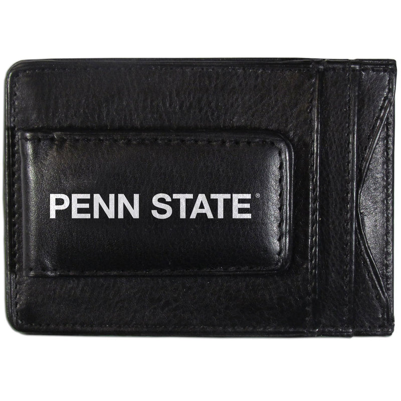 NCAA - Penn St. Nittany Lions Logo Leather Cash and Cardholder-Wallets & Checkbook Covers,College Wallets,Penn St. Nittany Lions Wallets-JadeMoghul Inc.