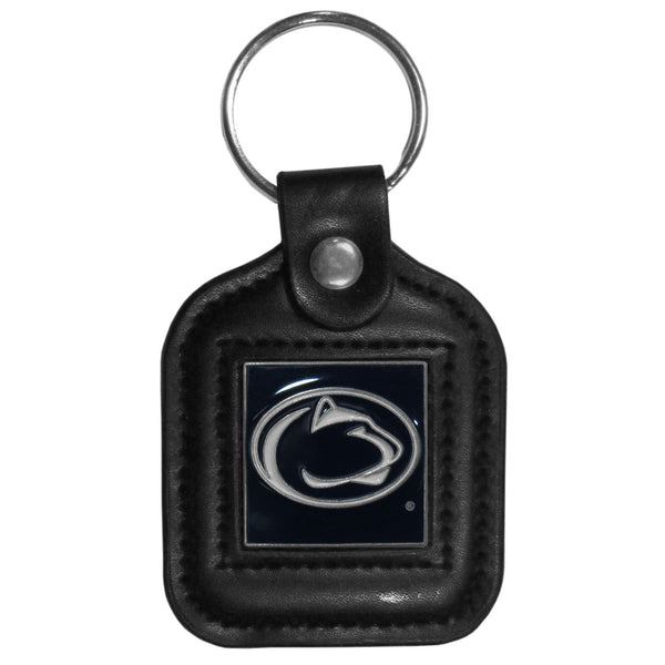 NCAA - Penn St. Nittany Lions Square Leatherette Key Chain-Key Chains,Leatherette Key Chains,College Leatherette Key Chains-JadeMoghul Inc.