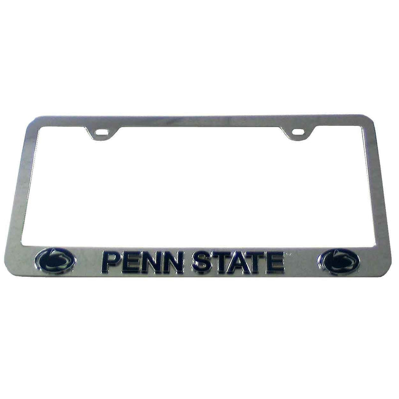 NCAA - Penn St. Nittany Lions Tag Frame-Automotive Accessories,Tag Frames,Chrome Tag Frames,College Chrome Tag Frames-JadeMoghul Inc.