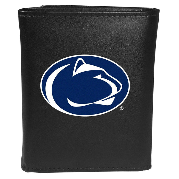 NCAA - Penn St. Nittany Lions Tri-fold Wallet Large Logo-Wallets & Checkbook Covers,College Wallets,Penn St. Nittany Lions Wallets-JadeMoghul Inc.