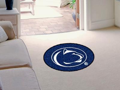 Custom Size Rugs NCAA Penn State Mascot Custom Shape Mat