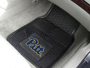 Weather Car Mats NCAA Pittsburgh 2-pc Vinyl Front Car Mats 17"x27"