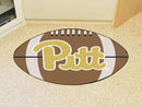 Cheap Rugs For Sale NCAA Pittsburgh Football Ball Rug 20.5"x32.5"