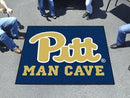 BBQ Accessories NCAA Pittsburgh Man Cave Tailgater Rug 5'x6'