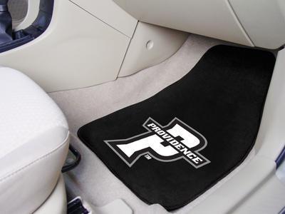Rubber Car Mats NCAA Providence College 2-pc Carpeted Front Car Mats 17"x27"