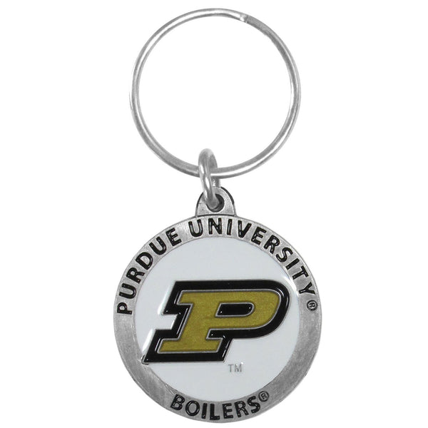 NCAA - Purdue Boilermakers Carved Metal Key Chain-Key Chains,Scultped Metal Key Chains,College Scultped Metal Key Chains-JadeMoghul Inc.