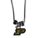 NCAA - Purdue Boilermakers Euro Bead Necklace-Jewelry & Accessories,Necklaces,Euro Bead Necklaces,College Euro Bead Necklaces-JadeMoghul Inc.