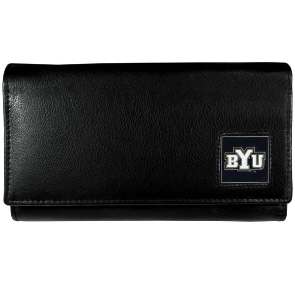 NCAA - Purdue Boilermakers Leather Women's Wallet-Wallets & Checkbook Covers,Women's Wallets,College Women's Wallets-JadeMoghul Inc.