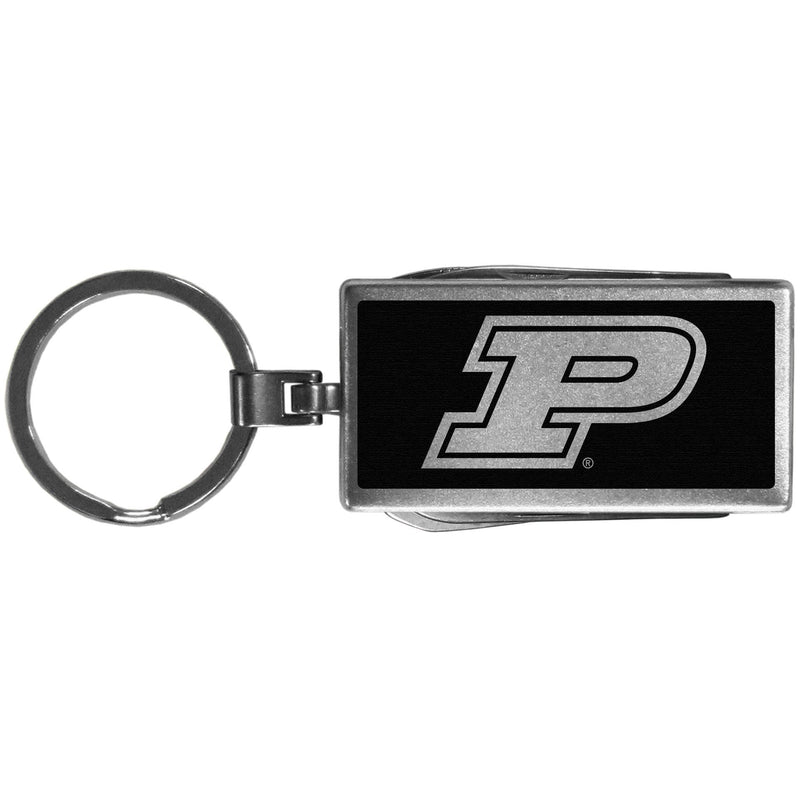 NCAA - Purdue Boilermakers Multi-tool Key Chain, Black-Key Chains,College Key Chains,Purdue Boilermakers Key Chains-JadeMoghul Inc.