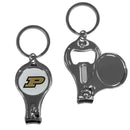 NCAA - Purdue Boilermakers Nail Care/Bottle Opener Key Chain-Key Chains,3 in 1 Key Chains,College 3 in 1 Key Chains-JadeMoghul Inc.