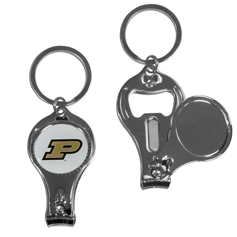 NCAA - Purdue Boilermakers Nail Care/Bottle Opener Key Chain-Key Chains,3 in 1 Key Chains,College 3 in 1 Key Chains-JadeMoghul Inc.