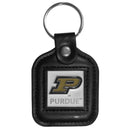 NCAA - Purdue Boilermakers Square Leatherette Key Chain-Key Chains,Leatherette Key Chains,College Leatherette Key Chains-JadeMoghul Inc.