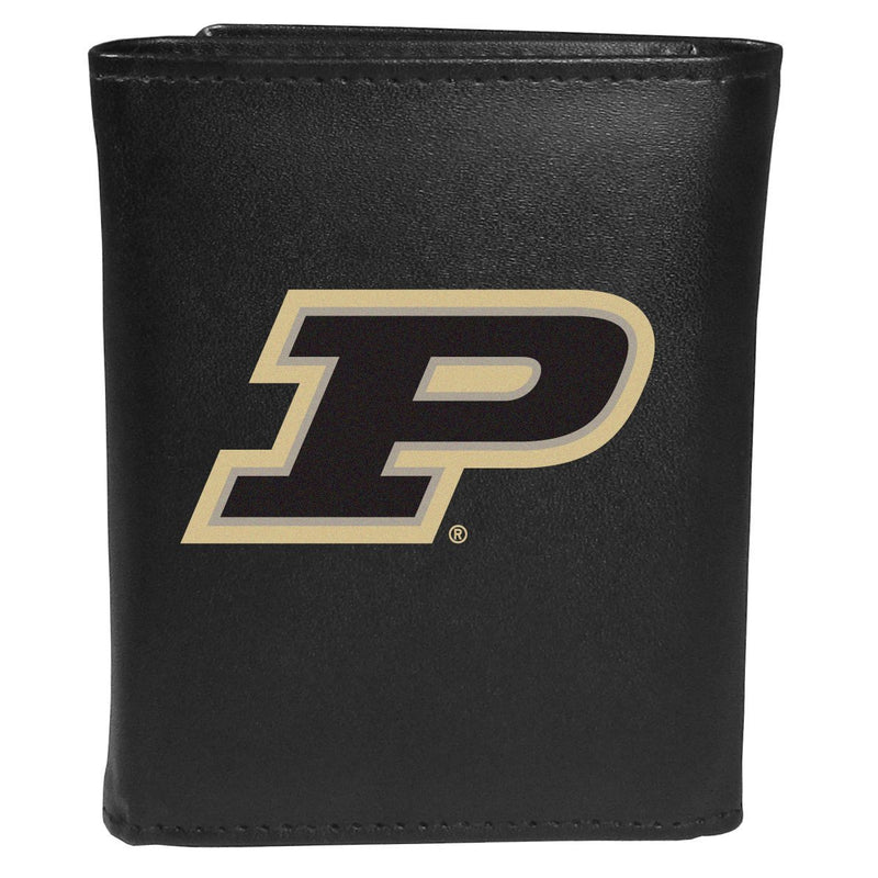 NCAA - Purdue Boilermakers Tri-fold Wallet Large Logo-Wallets & Checkbook Covers,College Wallets,Purdue Boilermakers Wallets-JadeMoghul Inc.