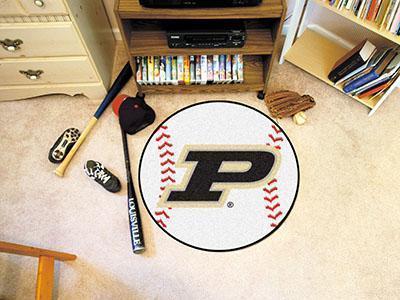 Round Rugs For Sale NCAA Purdue 'P' Baseball Mat 27" diameter
