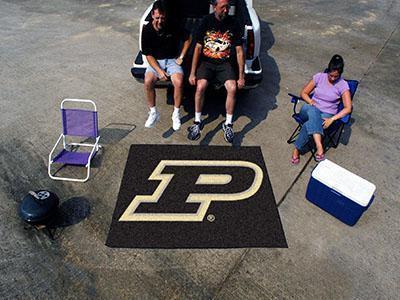 Grill Mat NCAA Purdue 'P' Tailgater Rug 5'x6'