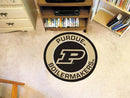 Round Rugs NCAA Purdue Roundel Mat 27" diameter