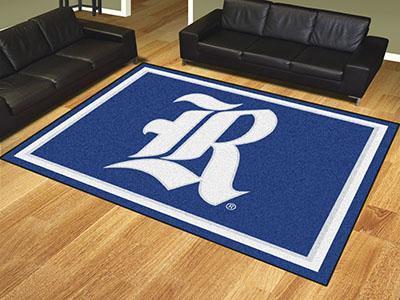 8x10 Rug NCAA Rice 8'x10' Plush Rug