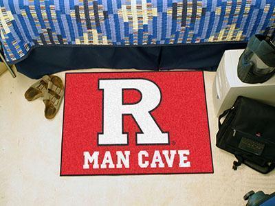 Outdoor Mat NCAA Rutgers Man Cave Starter Rug 19"x30"
