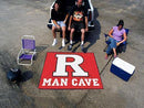BBQ Grill Mat NCAA Rutgers Man Cave Tailgater Rug 5'x6'