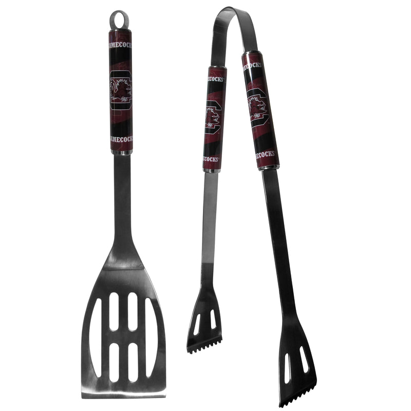 NCAA - S. Carolina Gamecocks 2 pc Steel BBQ Tool Set-Tailgating & BBQ Accessories,BBQ Tools,2 pc Steel Tool Set,College 2 pc Steel Tool Set-JadeMoghul Inc.